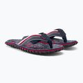 Gumbies Cairns red-grey flip flops 5