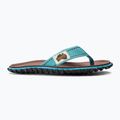 Gumbies Islander brown and blue flip flops 2