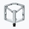 Crankbrothers Stamp 2 raw silver bicycle pedals