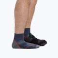 Men's Socks Darn Tough Light Hiker 1/4 Sock Cushion denim 3
