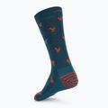 Men's Darn Tough Strut Crew dark teal socks 2
