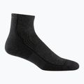 Men's Darn Tough Hiker Quarter onyx black trekking socks