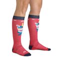 Children's ski socks Darn Tough Magic Mountain OTC Midweight with Cushion w/ Padded Shin raspberry 3