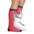 Children's ski socks Darn Tough Magic Mountain OTC Midweight with Cushion w/ Padded Shin raspberry 4