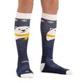 Children's ski socks Darn Tough Polar Bear OTC Midweight with Cushion w/ Padded Shin blue 2