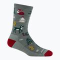 Women's socks Darn Tough Yuletide Wild Crew Lightweight with Cushion balsam