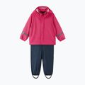 Reima Tihku children's rain set jacket+ trousers pink navy 5100021A-4410