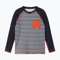 Reima Kroolaus children's swim shirt black and white 5200150B-9991
