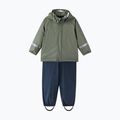 Reima Tihku children's rain set jacket+ trousers green-green 5100021A-8920