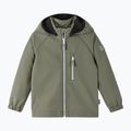 Reima Vantti greyish green children's softshell jacket