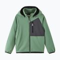 Children's softshell jacket Reima Mukana green clay