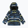 Children's ski jacket Reima Palsi blue ocean