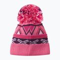 Children's winter hat Reima Kirjoen soft coral 2
