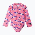 Children's one-piece swimsuit Reima Pihlis soft coral