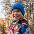 Children's winter hat Reima Hattara sparkly blue 7