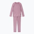 Children's thermal underwear set Reima Taival grey pink