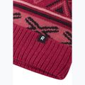 Children's winter hat Reima Kirjoen cranberry 3