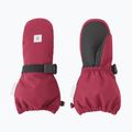 Children's ski gloves Reima Ote maroon