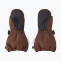Children's ski gloves Reima Ote umber brown 3