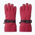 Children's ski gloves Reima Tartu maroon 2