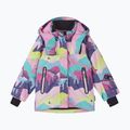 Children's ski jacket Reima Kiiruna grey pink