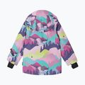 Children's ski jacket Reima Kiiruna grey pink 2