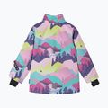 Children's ski jacket Reima Kiiruna grey pink 3