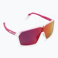 Rudy Project Spinshield white and pink fluo matte/multilaser red cycling glasses SP7238580004