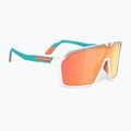 Rudy Project Spinshield white and water matte/multilaser orange cycling glasses SP7240580003