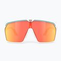 Rudy Project Spinshield white and water matte/multilaser orange cycling glasses SP7240580003 3