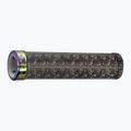 SUPACAZ Grips black clear/oil slick star rings