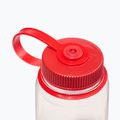 Travel bottle Nalgene Wide Mouth clear/red cap 3