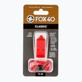 Whistle with cord Fox 40 Classic Safety red 2