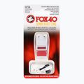 Whistle with cord Fox 40 Sonik Blast CMG white/red 2