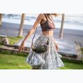 Ticket To The Moon Upcycled Sling army green/brown shoulder bag 6