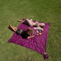 Ticket To The Moon Beach plum picnic blanket 4