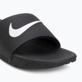 Children's slides Nike Kawa black/white 7