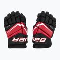 Children's hockey gloves Bauer Vapor Fly40 Jr black/red 2