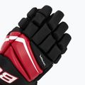 Children's hockey gloves Bauer Vapor Fly40 Jr black/red 5