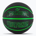 Spalding Phantom basketball black/green size 6