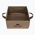 Travel sink Naturehike Składany Square Bucket 13 light brown 2