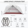 Naturehike Star River 2 forest green 2-person trekking tent 5