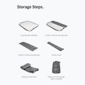 Inflatable mattress Naturehike Chenjing with Pillow Double grey 3