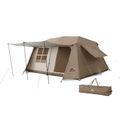 4-person camping tent Naturehike Village 13 Ridge Ultimate Edition brown/ti black 9