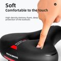 Bike saddle Rockbros AQ-6090 black/red 3