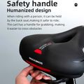Bike saddle Rockbros AQ-6090 black/red 5