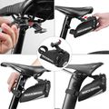Bike underseat bag Rockbros C28BK Bike Saddle Bag black 3