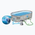 Bestway Power Steel Swim Vista Series Oval Pool Set 427x250 cm grey 7
