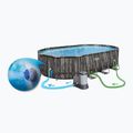 Bestway Power Steel Oval Pool Set 610 x 366 cm brown 5