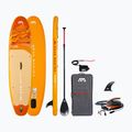 Inflatable SUP board set Aqua Marina Fusion 10'10" with el. Pump before sunset